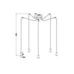 Rippvalgusti Trio Cord 562 LightConcept 7