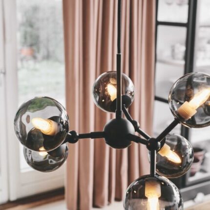 736553 Atom chandelier smoke o45 LIFESTYLE2