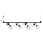 738793 Atom horizontal chandelier large smoke PACKSHOT