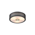 742356 Frame ceiling lamp black antique brass O24 PACKSHOT