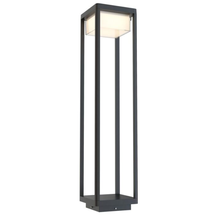 Õuevalgusti põrandavalgusti. Baker Street. Sisseehitatud LED 10W. IP 65. Kõrgus: 80 cm; Laius: 18 cm. Kõrge IP65