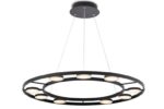 Lamp, LED chandelier FAD MOD070PL-L63B3K, Maytoni. Built-in LED module. Height: 80-150 cm. Diameter 80 cm; 63W. Luminous flux: 2800 lm. Color temperature: 3000K Diffusion angle: 120
