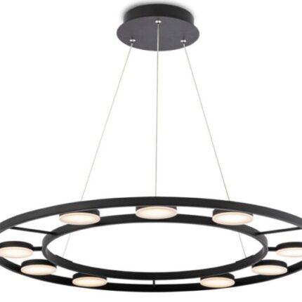 Valgusti, LED-lühter FAD MOD070PL-L63B3K, Maytoni. Sisseehitatud LED-moodul. Kõrgus: 80-150 cm. Läbimõõt 80 cm; 63W. Valgusvoog: 2800 lm. Värvitemperatuur: 3000K Hajumisnurk: 120