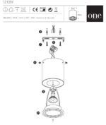 Kohtvalgusti 12105Y LightConcept OneLight skeem