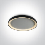 Led valgusti, LED laevalgusti, LED laelamp 62148L ONE Light. Korpuse värvid: valge, must, matt kuldne, matt pronks. 48W LED dekoratiivne laelamp, IP20, sobib elu- ja äriruumidesse. Värvitemperatuur 3000K; Lumen Väljund 4080lm; Valgusefektiivsus 85lm/W. Kõrgus 57 mm; Läbimõõt 580 mm.