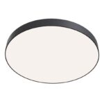 Laevalgusti, laelamp Zon C032CL-L96-4K. Maytoni, Saksamaa. LED 90W. Valgusvoog 9000lm. Valgustemperatur: 4000K. Värv: Must. Kaitseaste: IP 20. Diameter 60 cm. Sügavus 6 cm. Korpuse materjal: Alumiinium ja plast.