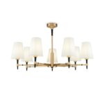 Lühter Zaragoza H001CL-07BS. Maytoni, Saksamaa. 7 pirni E14 40W. Kaitseaste: IP 20. Kõrgus: 51cm. Diameter 88cm. IP 20 Korpuse materjal: Metal Värv: Messing