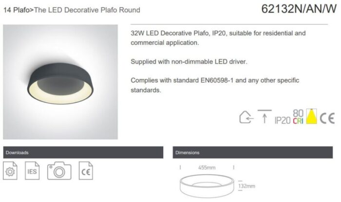 Laelamp Laevalgusti OneLight 62132N Light Concept skeem