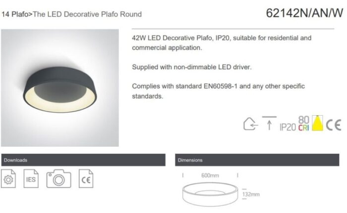 Laelamp Laevalgusti OneLight 62142N Light Concept skeem