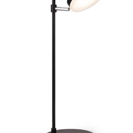 Laualamp Fad MOD070TL-L8B3K. Maytoni, Saksamaa. 1 LED - 8W. Valgustemperatuur: 3000K. Kõrgus: 19.4cm. Laius 16cm. Sügavus 47cm. IP 20 Korpuse materjal: Metall, akrüül Värv: Must