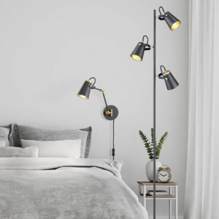 Põrandalamp_TrioLighting_Edward_Must_3 pirni_40W_LightConcept_408800332 A