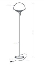 Motown HB1400 floorlamp dimensional