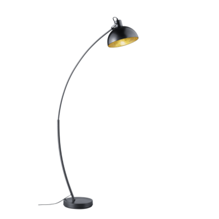 Porandalamp RECIFE Must 1 pirn E27 60W Materijal Metall. Korgus 155 cmcmR46041032 LightConcept