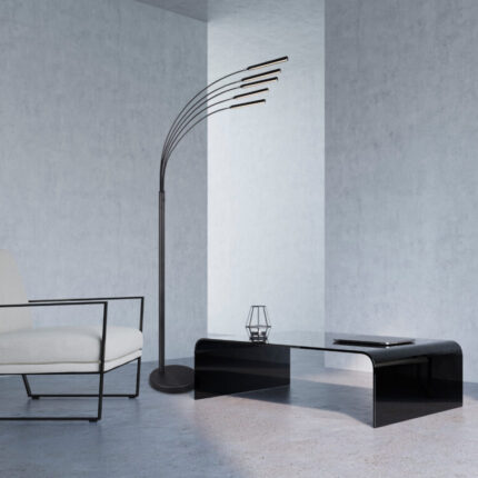 Põrandalamp_Reed_Must_5xLED_3.5W_LightConcept_R41031532 A