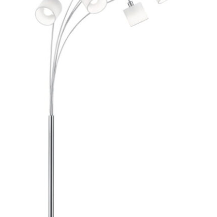 Põrandalamp_TrioLighting_Tommy_ Nikkel_5 pirni_28W_LightConcept_R46330501