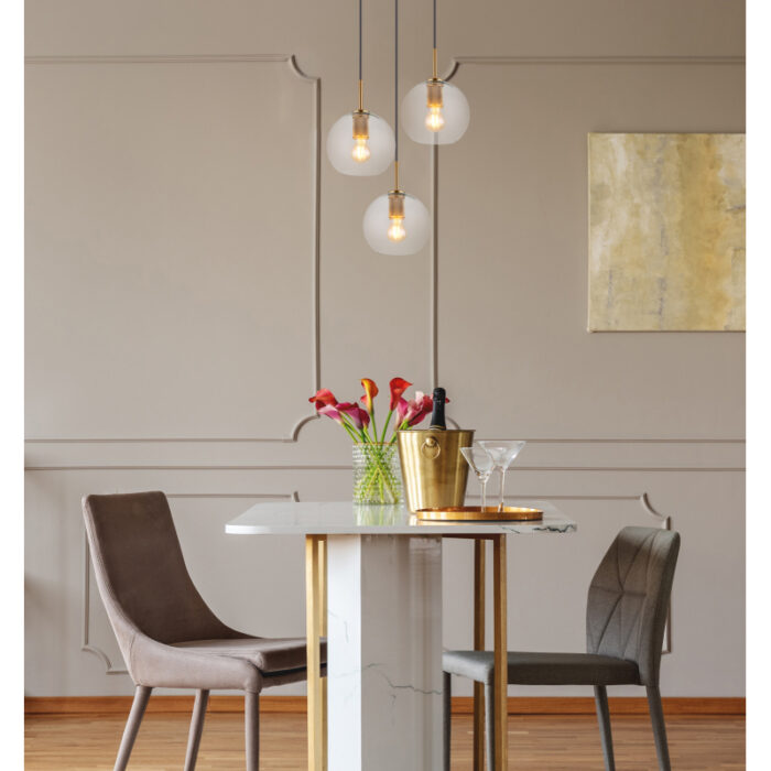 Laelamp adara 15462h1 Globo Austria 3 pirni E27 Vask Light Concept interioor