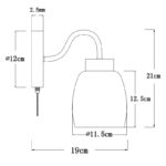 wall lamp pessoa iv 69018w g19019 2