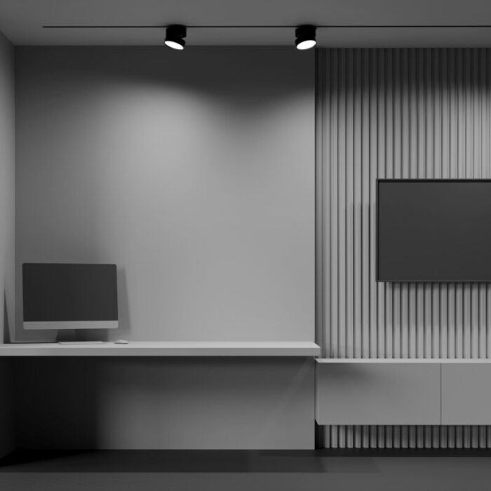 LED siinivalgusti Must 4000K Maytoni TR007 1 18W3K B4K 5