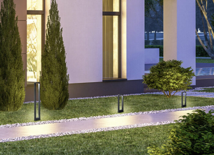 3d rendering of modern cozy house with garage for sale or rent w, 420760142