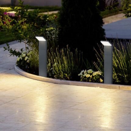 marble tile playground in the backyard of flowerbeds and lawn wi