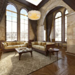 Modern Luxury Interior in the winter