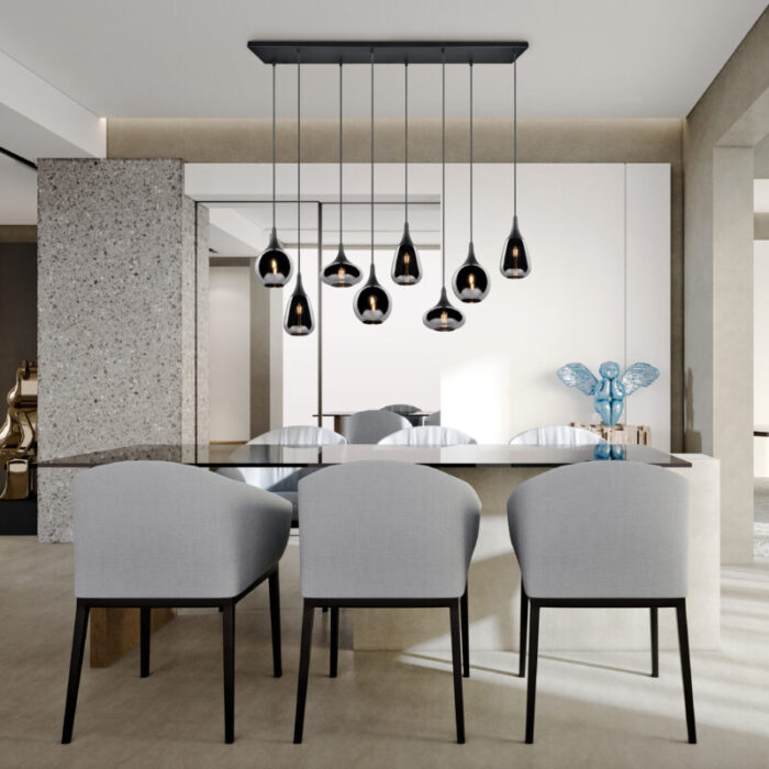 3d render of home dining room