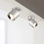 Modern white led spotlights indoor