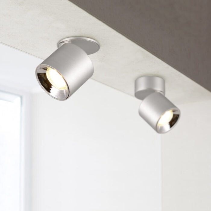 Modern white led spotlights indoor