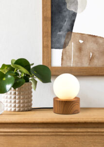 Interior design of oriental style living room with modern chaise