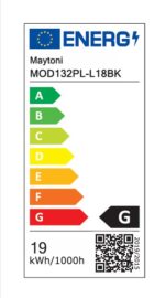 Ripplamp, LED Cascade MOD132PL L18BK, Maytoni Saksamaa, LED 5