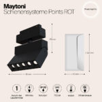 Siinivalgusti Maytoni TR015 2 10W4K B LED 10W 4000K Lightconcept 5