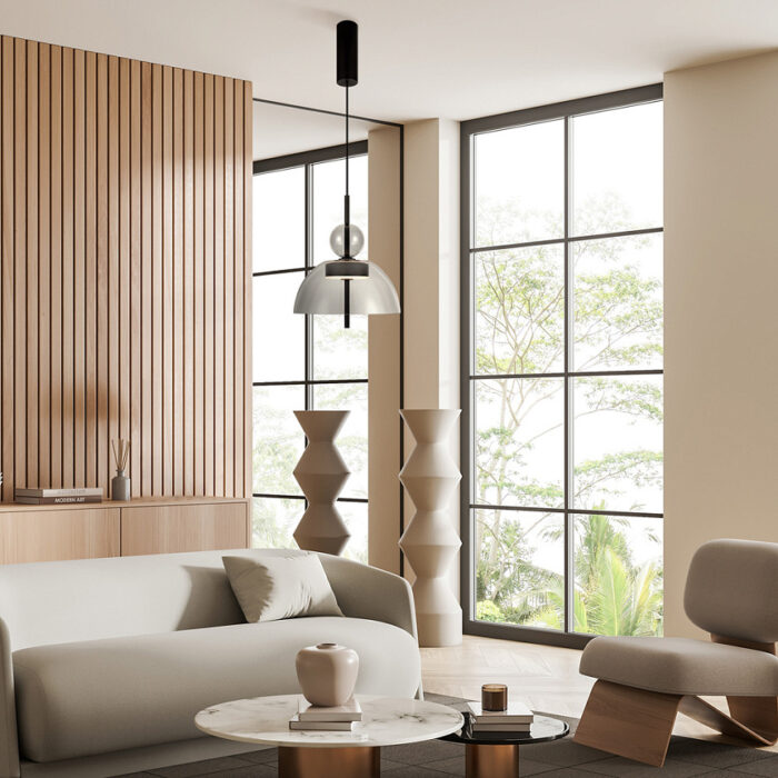 Ripplamp LED MOD185PL L11B3K1 Maytoni 12W 3000K Hall LightConcept interioor