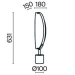 Laualamp Breeze LED 3000K Kuld Maytoni MOD281TL L15BS3K Light Concept 8