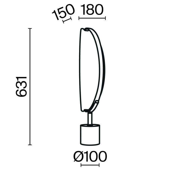 Laualamp Breeze LED 3000K Kuld Maytoni MOD281TL L15BS3K Light Concept 8