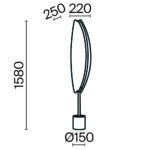 Porandalamp Breeze 3000K MOD281FL L33BS3K Light Concept 8