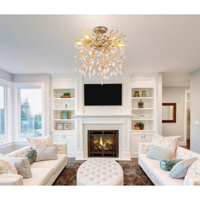 Laelamp QUEENA-GL-64138DG ambience